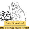 Faith-Filled Bible Coloring Pages for Kids from Bible Stories