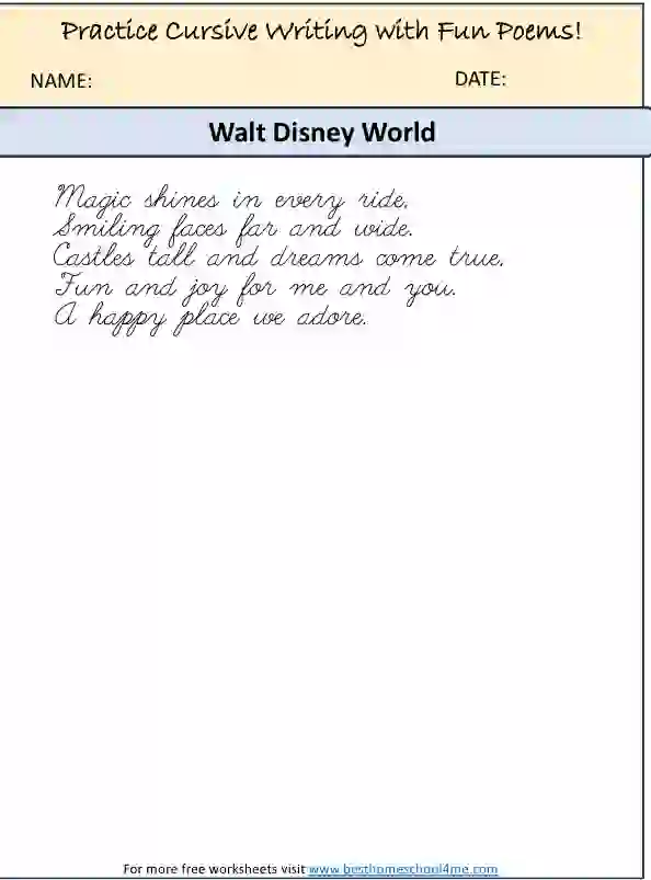 cursive writing worksheets for grade 1 and 2