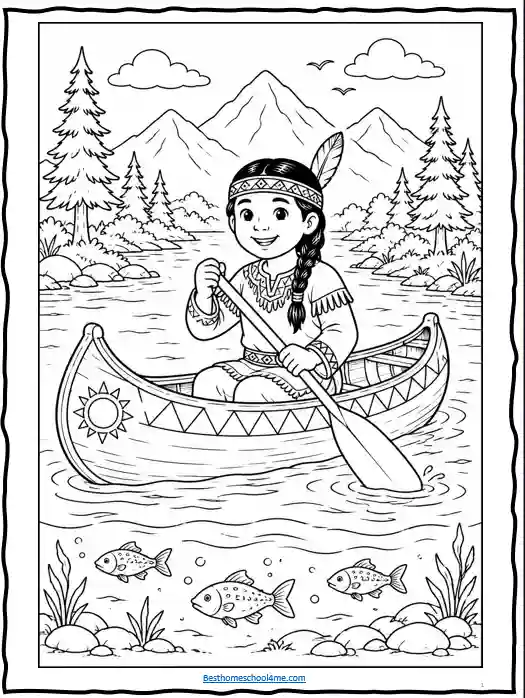 Native American culture printable activities for kids