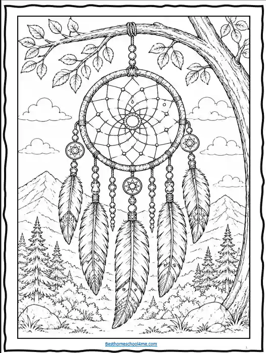Native American alphabet coloring pages for preschool