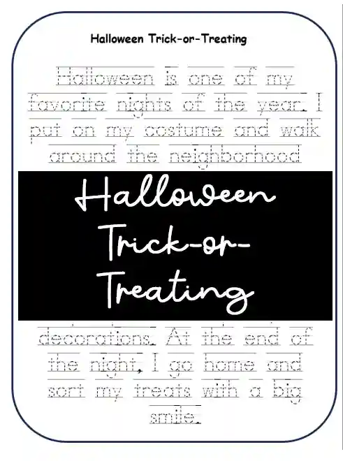 traceable writing worksheets for children
