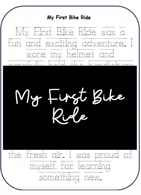 handwriting practice sheets for kids printable PDF traceable