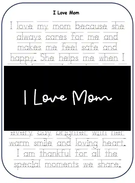 paragraph writing worksheets for handwriting practice