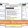 literary allusion practice for students