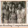 native american languages reading comprehension worksheet