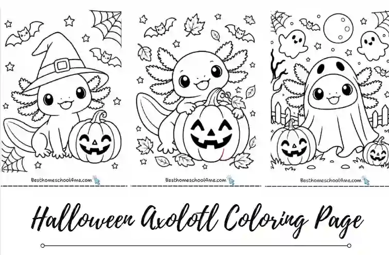 Halloween Axolotl Prinatbles
